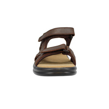 Load image into Gallery viewer, Derek Standard Fit Men&#39;s Triple Velcro Strap Fastening Sport Style Sandal

