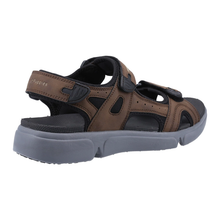 Load image into Gallery viewer, Castro Standard Fit Men&#39;s Synthetic Triple Strap Fastening Sport Style Sandal
