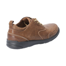 Load image into Gallery viewer, Apollo Wide Fit Men&#39;s Perferated Hole Detail Leather Shoe
