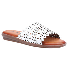 Load image into Gallery viewer, Bryony Standard Fit Women&#39;s Cut Out Leather Slip On Sandal
