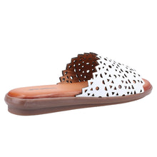 Load image into Gallery viewer, Bryony Standard Fit Women&#39;s Cut Out Leather Slip On Sandal
