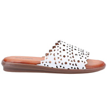 Load image into Gallery viewer, Bryony Standard Fit Women&#39;s Cut Out Leather Slip On Sandal
