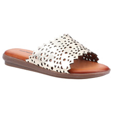 Load image into Gallery viewer, Bryony Standard Fit Women&#39;s Cut Out Leather Slip On Sandal
