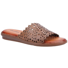 Load image into Gallery viewer, Bryony Standard Fit Women&#39;s Cut Out Leather Slip On Sandal
