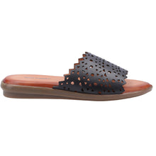 Load image into Gallery viewer, Bryony Standard Fit Women&#39;s Cut Out Leather Slip On Sandal
