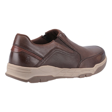 Load image into Gallery viewer, Fletcher Wide Fit Men&#39;s Leather Slip On Shoe
