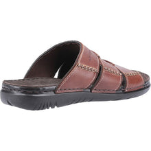 Load image into Gallery viewer, Cameron Standard Fit Men&#39;s Leather Slip On Sandal

