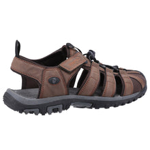 Load image into Gallery viewer, Colesbourne Standard Fit Men&#39;s Recycled Material Single Strap Velcro Fastening Sport Style Sandal

