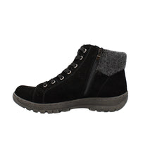 Load image into Gallery viewer, Ella Wide Fit Women&#39;s Suede Lace Up Flat Ankle Boot
