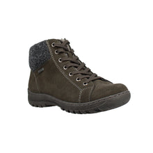 Load image into Gallery viewer, Ella Wide Fit Women&#39;s Suede Lace Up Flat Ankle Boot
