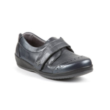 Load image into Gallery viewer, Fenwick - Women&#39;s Extra Wide Fit With Extra Long Strap Fastening Leather Shoe
