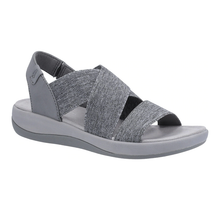 Load image into Gallery viewer, Sophia Standard to Wide Fit Women&#39;s Elasticated Cross Strap Flat Sport Style Sandal
