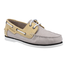 Load image into Gallery viewer, Hattie Standard Fit Women&#39;s Colour Block Leather Lace Up Boat Shoe
