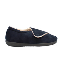 Load image into Gallery viewer, Georgina Wide Fit Women&#39;s Velcro Fastening Slipper
