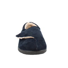 Load image into Gallery viewer, Georgina Wide Fit Women&#39;s Velcro Fastening Slipper
