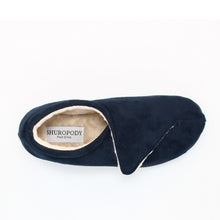 Load image into Gallery viewer, Georgina Wide Fit Women&#39;s Velcro Fastening Slipper
