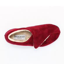 Load image into Gallery viewer, Georgina Wide Fit Women&#39;s Velcro Fastening Slipper
