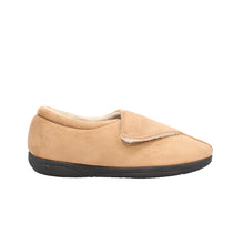 Load image into Gallery viewer, Georgina Wide Fit Women&#39;s Velcro Fastening Slipper
