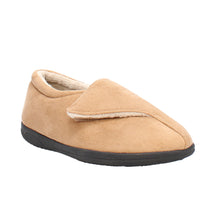 Load image into Gallery viewer, Georgina Wide Fit Women&#39;s Velcro Fastening Slipper
