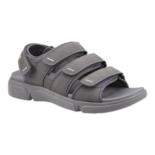 Load image into Gallery viewer, Raul Standard Fit Men&#39;s Quatro Velcro Strap Fastening Sport Style Sandal
