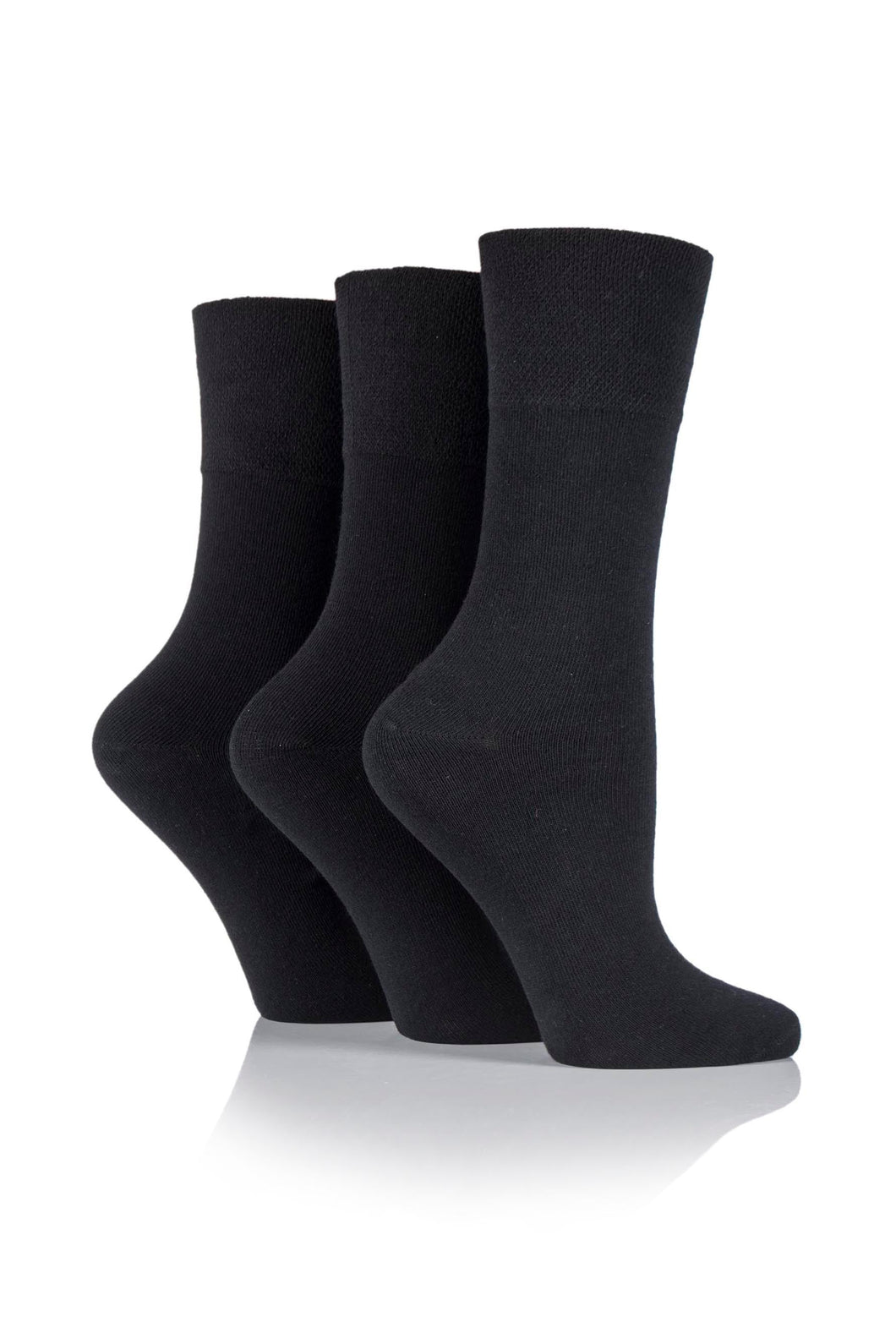Women's Iomi 3 Pack Footnurse Gentle Grip Diabetic Socks