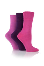 Load image into Gallery viewer, Women&#39;s Iomi 3 Pack Footnurse Gentle Grip Diabetic Socks
