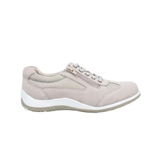 Load image into Gallery viewer, Jaycee Standard Fit Women&#39;s Suede Lace Up &amp; Zip Fastening Flat Sport Style Shoe
