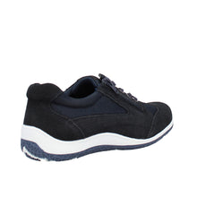 Load image into Gallery viewer, Jaycee Standard Fit Women&#39;s Suede Lace Up &amp; Zip Fastening Flat Sport Style Shoe
