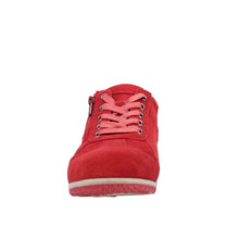 Load image into Gallery viewer, Jaycee Standard Fit Women&#39;s Suede Lace Up &amp; Zip Fastening Flat Sport Style Shoe

