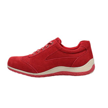 Load image into Gallery viewer, Jaycee Standard Fit Women&#39;s Suede Lace Up &amp; Zip Fastening Flat Sport Style Shoe
