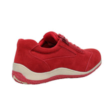 Load image into Gallery viewer, Jaycee Standard Fit Women&#39;s Suede Lace Up &amp; Zip Fastening Flat Sport Style Shoe
