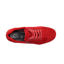 Load image into Gallery viewer, Jaycee Standard Fit Women&#39;s Suede Lace Up &amp; Zip Fastening Flat Sport Style Shoe
