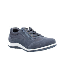 Load image into Gallery viewer, Jaycee Standard Fit Women&#39;s Suede Lace Up &amp; Zip Fastening Flat Sport Style Shoe
