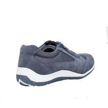 Load image into Gallery viewer, Jaycee Standard Fit Women&#39;s Suede Lace Up &amp; Zip Fastening Flat Sport Style Shoe
