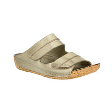 Load image into Gallery viewer, Tynan Wide Fit Women&#39;s Adjustable Double Strap Fastening Slip On Sandal
