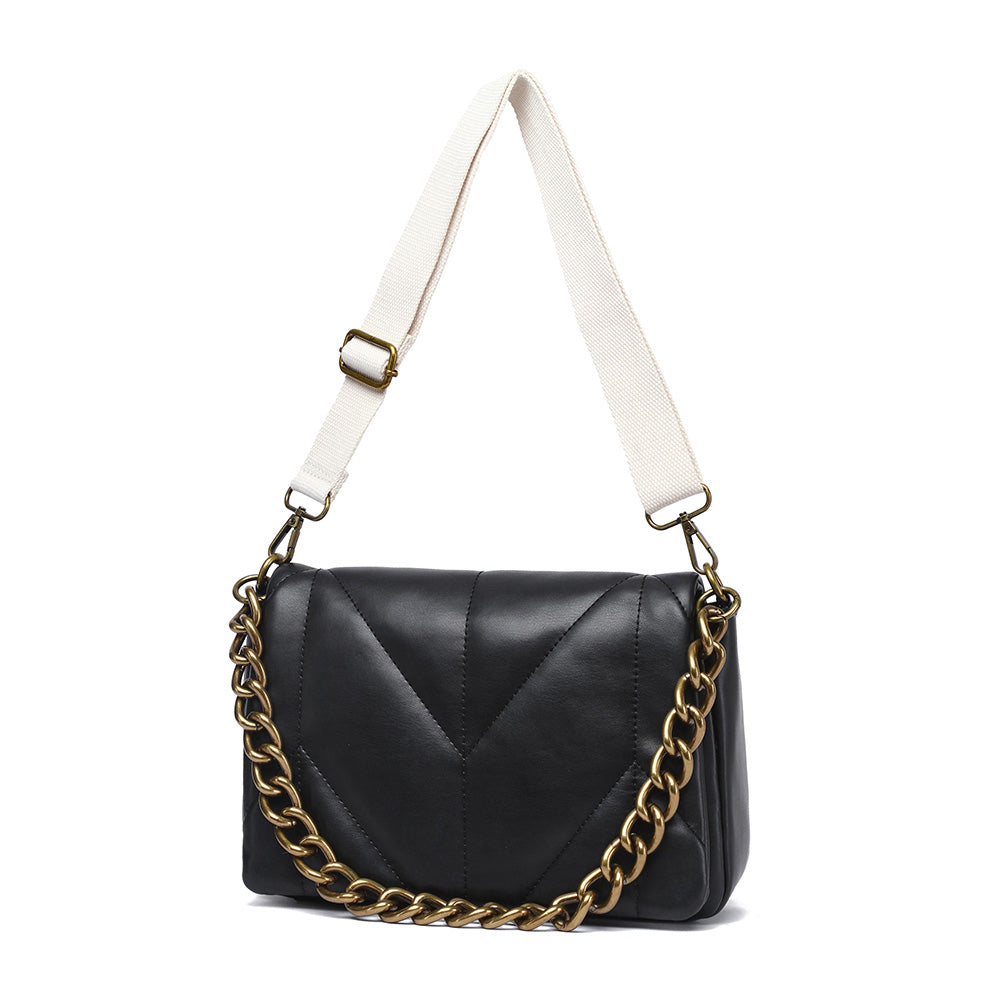 Women's Chain Detail Cross Body Bag