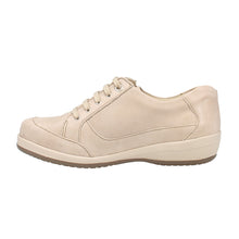 Load image into Gallery viewer, Marge 23 Extra Wide Women&#39;s Leather Lace &amp; Zip Fastening Flat Shoe
