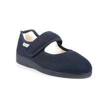Load image into Gallery viewer, Mary - Women&#39;s Extra Wide Fit, Lightweight, Single Strap Touch Fastening Flat Shoe
