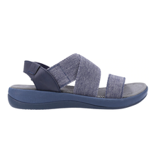Load image into Gallery viewer, Sophia Standard to Wide Fit Women&#39;s Elasticated Cross Strap Flat Sport Style Sandal
