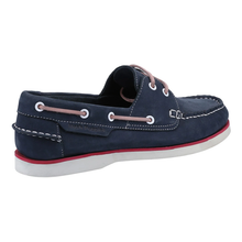 Load image into Gallery viewer, Hattie Standard Fit Women&#39;s Colour Block Leather Lace Up Boat Shoe

