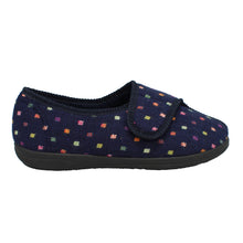 Load image into Gallery viewer, Elsa-s Standard Fit Women&#39;s Soft Touch Velcro Fastening Slipper
