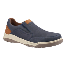 Load image into Gallery viewer, Fletcher Wide Fit Men&#39;s Leather Slip On Shoe
