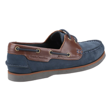 Load image into Gallery viewer, Hattie Standard Fit Women&#39;s Colour Block Leather Lace Up Boat Shoe
