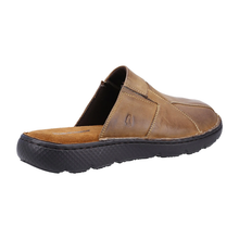 Load image into Gallery viewer, Carson Standard Fit Men&#39;s Leather Slip On Closed Toe Sandal

