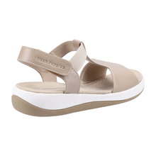 Load image into Gallery viewer, Sylvie Standard Fit Women&#39;s Leather &amp; Elastic Strappy Sport Style Sandal With Single Touch Fastening Back Strap
