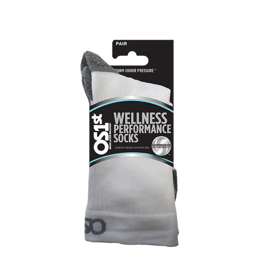Wellness Performance Socks - White