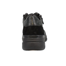 Load image into Gallery viewer, Peggy Wide Fit Women&#39;s Leather - Nubuck Mix Zip &amp; Lace Up Sport Style Casual Shoe
