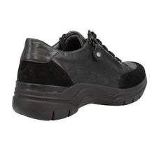 Load image into Gallery viewer, Peggy Wide Fit Women&#39;s Leather - Nubuck Mix Zip &amp; Lace Up Sport Style Casual Shoe
