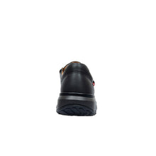 Load image into Gallery viewer, Peter Extra Wide Fit Men&#39;s Single Velcro Adjustable Fastening Leather Shoe

