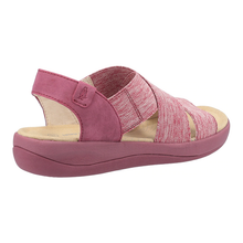 Load image into Gallery viewer, Sophia Standard to Wide Fit Women&#39;s Elasticated Cross Strap Flat Sport Style Sandal
